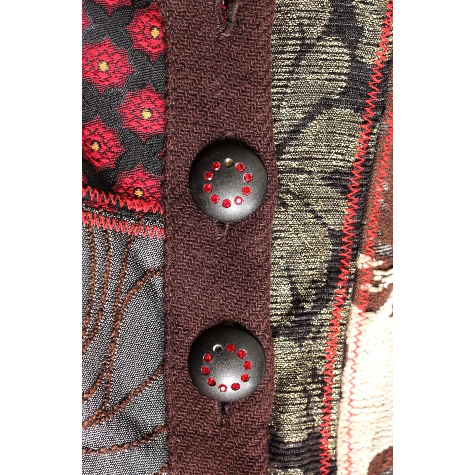 Desigual DESIGUAL Geisha Coat Jacket Women Size 40 Wool Blend MJ5255 Multicoloured Coat Womens Regular 40 Autumn Spring Summer Winter Long Sleeve Vintage No Size S / US 4 / IT 40 - 6 Thumbnail