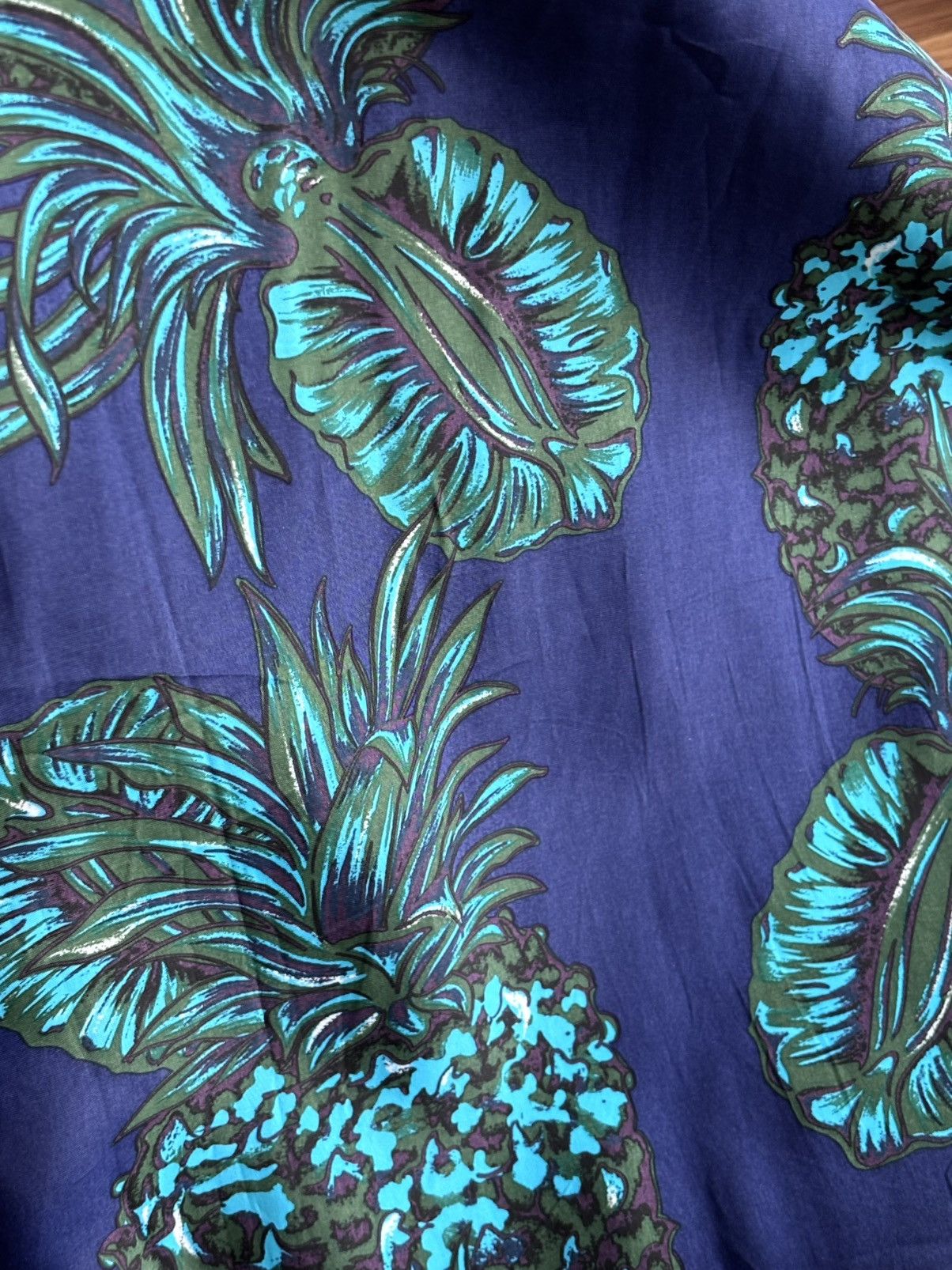 Prada SS2017 Pineapple Print Shirt Size US M / EU 48-50 / 2 - 10 Thumbnail