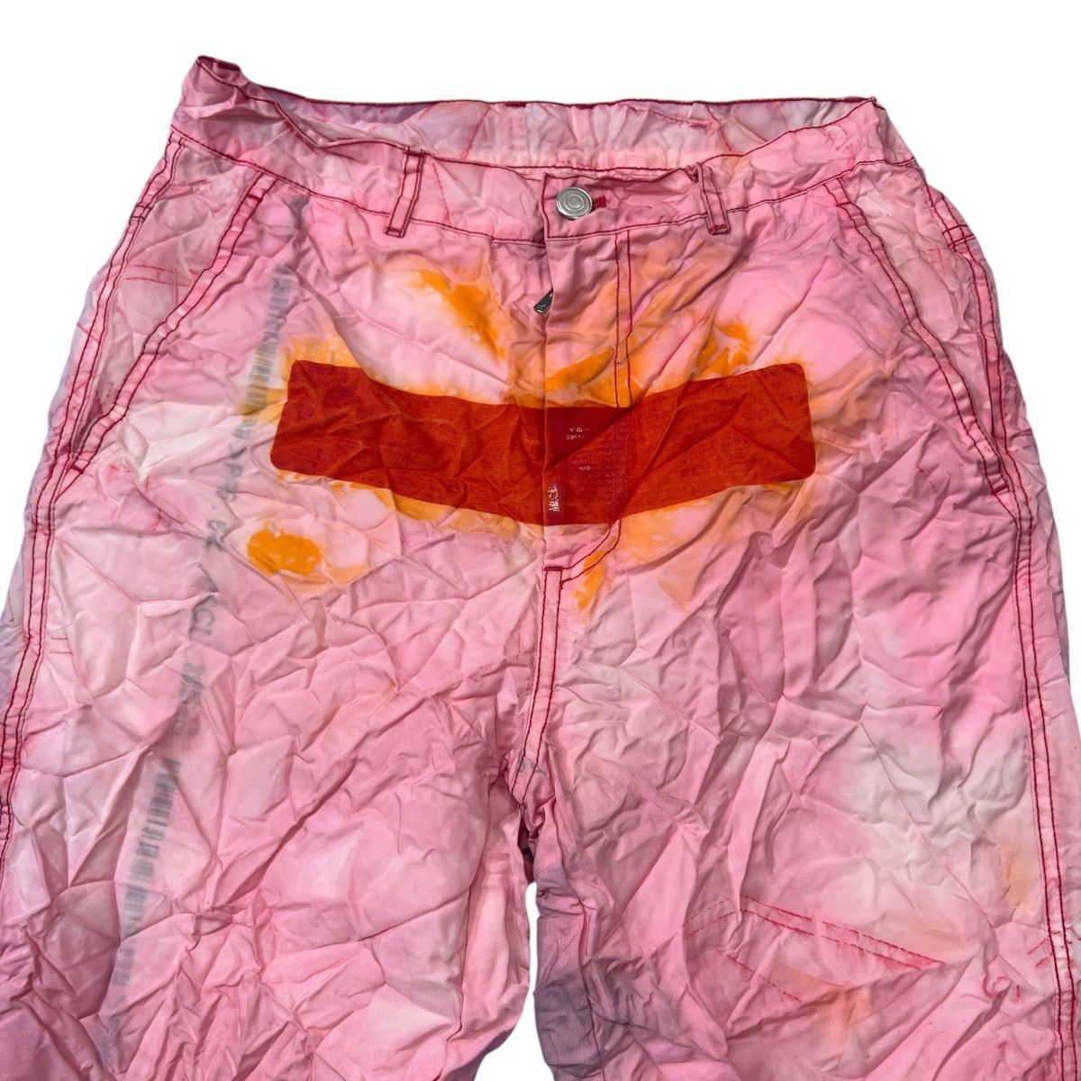 KANGHYUK KANGHYUK 2020 COLLECTION 8 Spray Crinkled Flare Airbag Pants Size US 28 / EU 44 - 3 Thumbnail