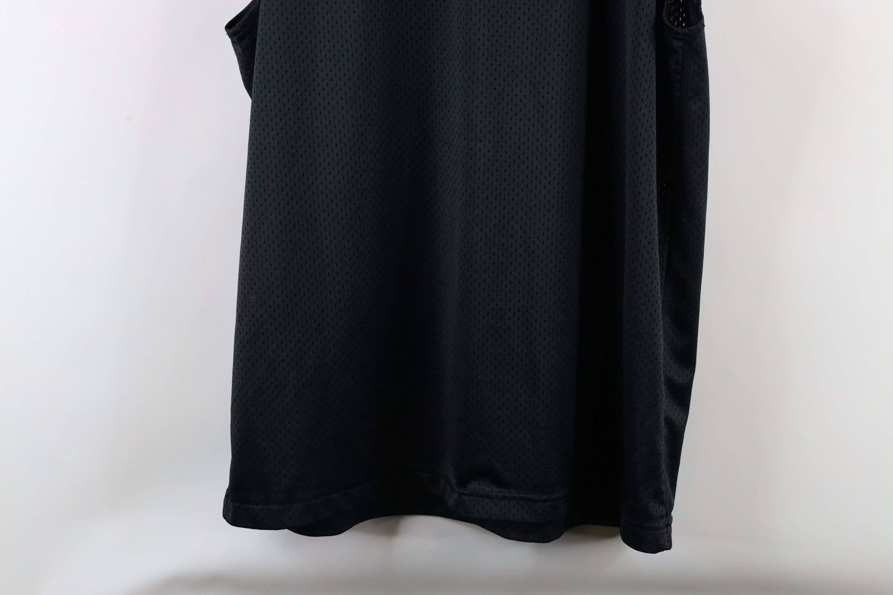 Vintage Vintage 90s Streetwear Mesh Tank Top Jersey T-Shirt Black Size US M / EU 48-50 / 2 - 8 Thumbnail