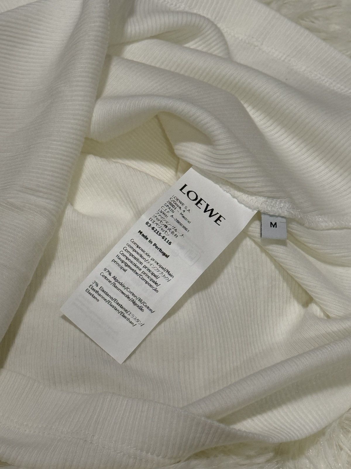 Loewe Loewe white crop top Size M / US 6-8 / IT 42-44 - 5 Thumbnail