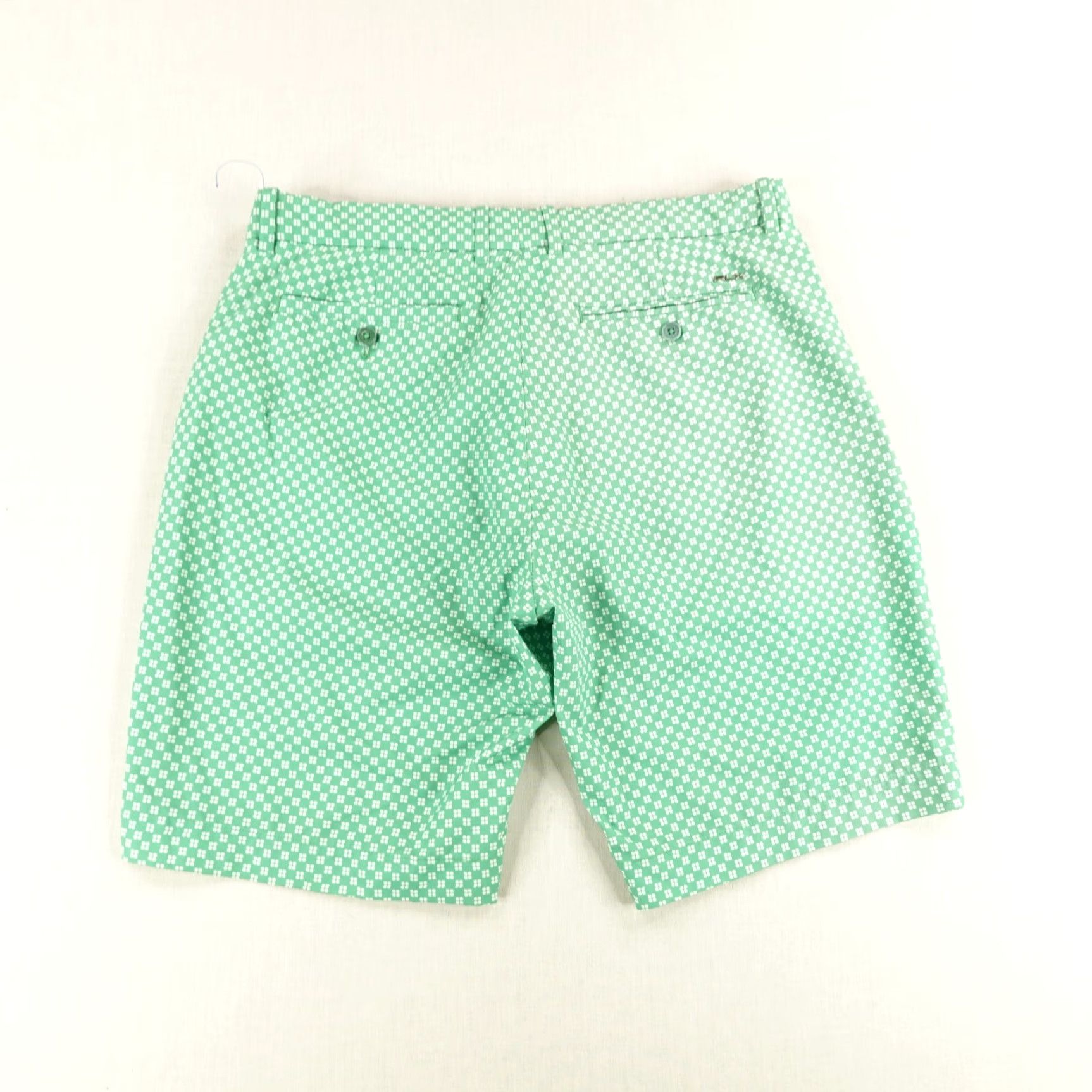 RLX Ralph Lauren RLX Ralph Lauren Shorts Mens 34 Geometric Chino 9" Inseam Green Tailored Fit Casual Stretch Pocketed RLX Golf Brand Mens Size US 32 / EU 48 - 5 Thumbnail