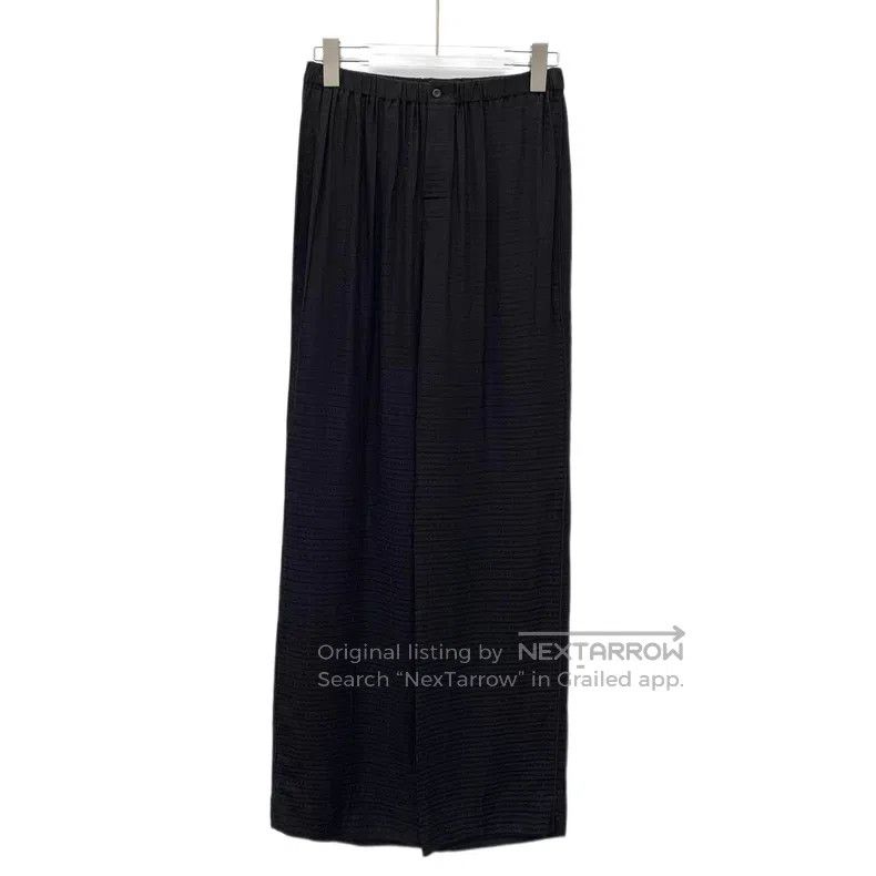 Prada SizeS 22 styles of black mulberry silk casual trouser