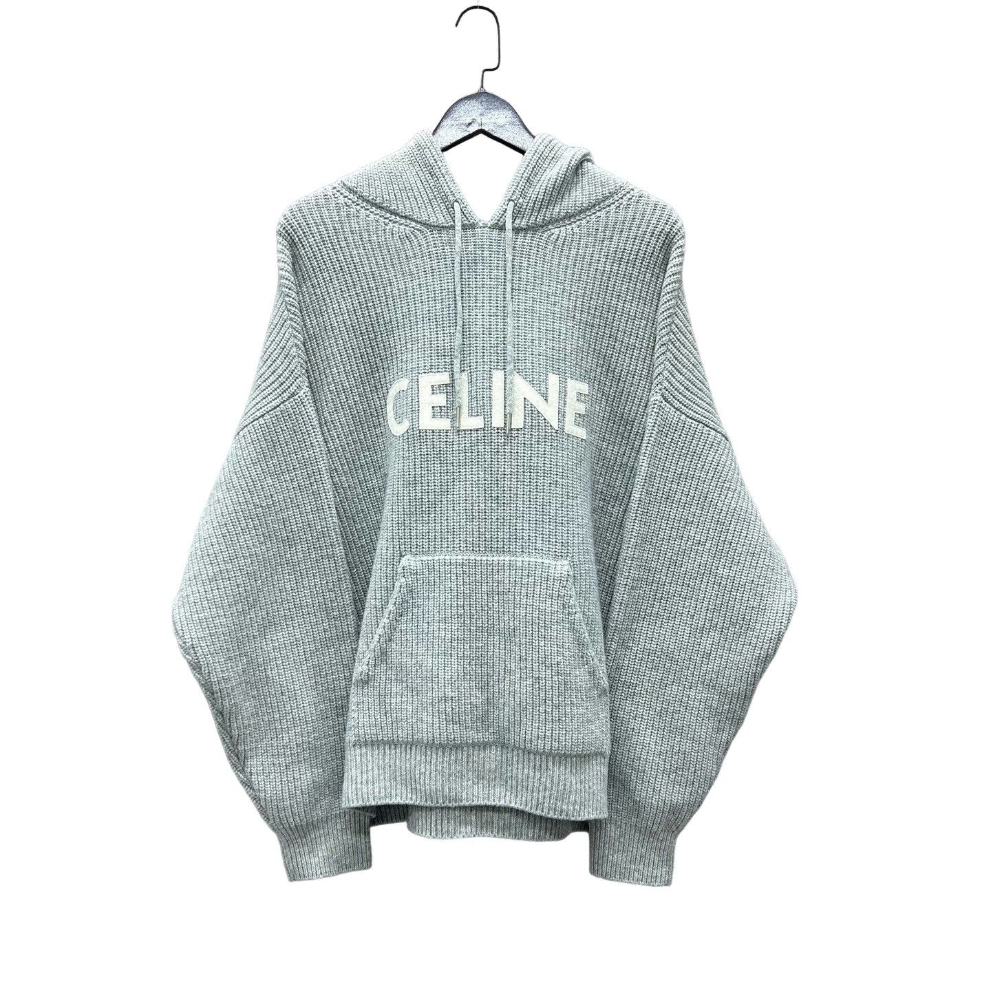 Celine Celine Knit Logo Hoodie Size M Size US M / EU 48-50 / 2 - 1 Thumbnail