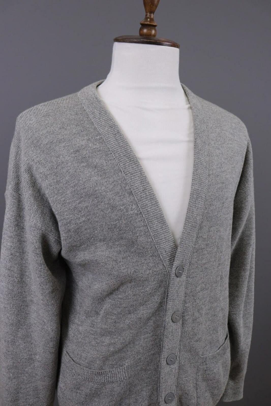 Lacoste Lacoste Gray Wool Button Down Sweater Size 4 / M Size US M / EU 48-50 / 2 - 5 Thumbnail
