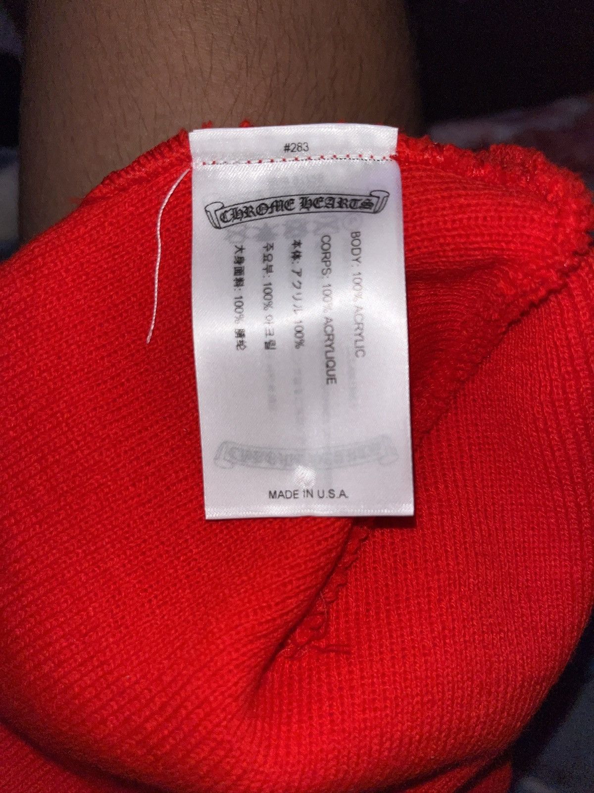 Chrome Hearts Chrome hearts beanie Size ONE SIZE - 3 Thumbnail