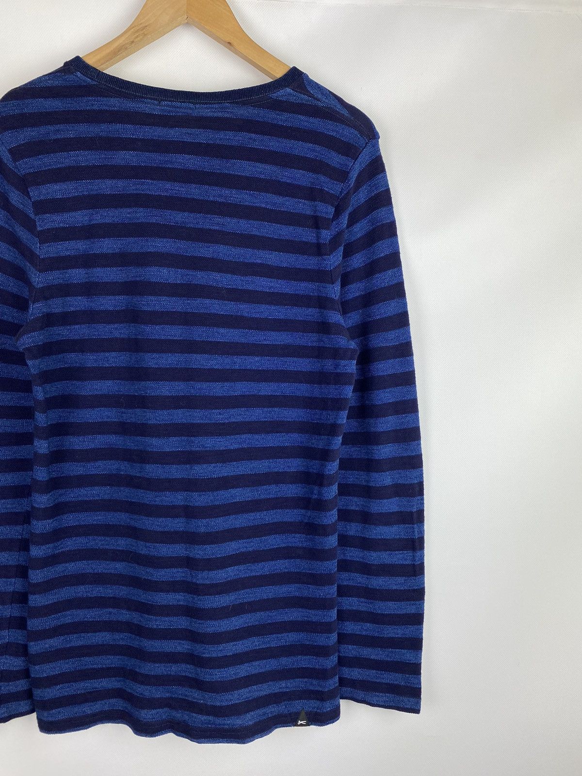 DENHAM × Japanese Brand Denham men’s striped sweatshirt pullover size S Size US S / EU 44-46 / 1 - 14 Thumbnail