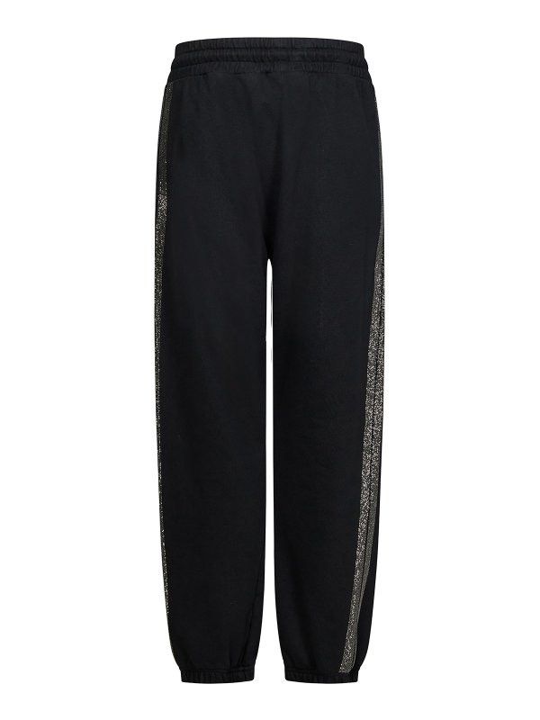 Palm Angels o1y0325 Logo Jogger & Sweatpant in Black Size US 34 / EU 50 - 4 Thumbnail