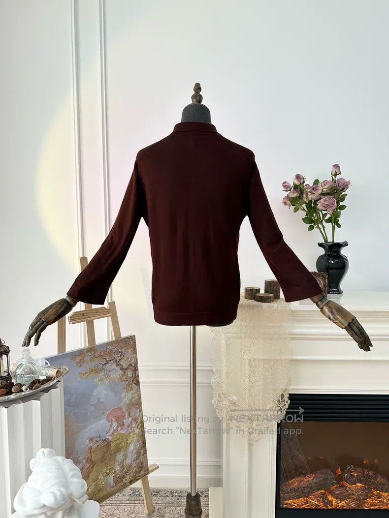 Hermes Hermes Margiela period women's cashmere and silk blend lei Size M / US 6-8 / IT 42-44 - 2 Thumbnail