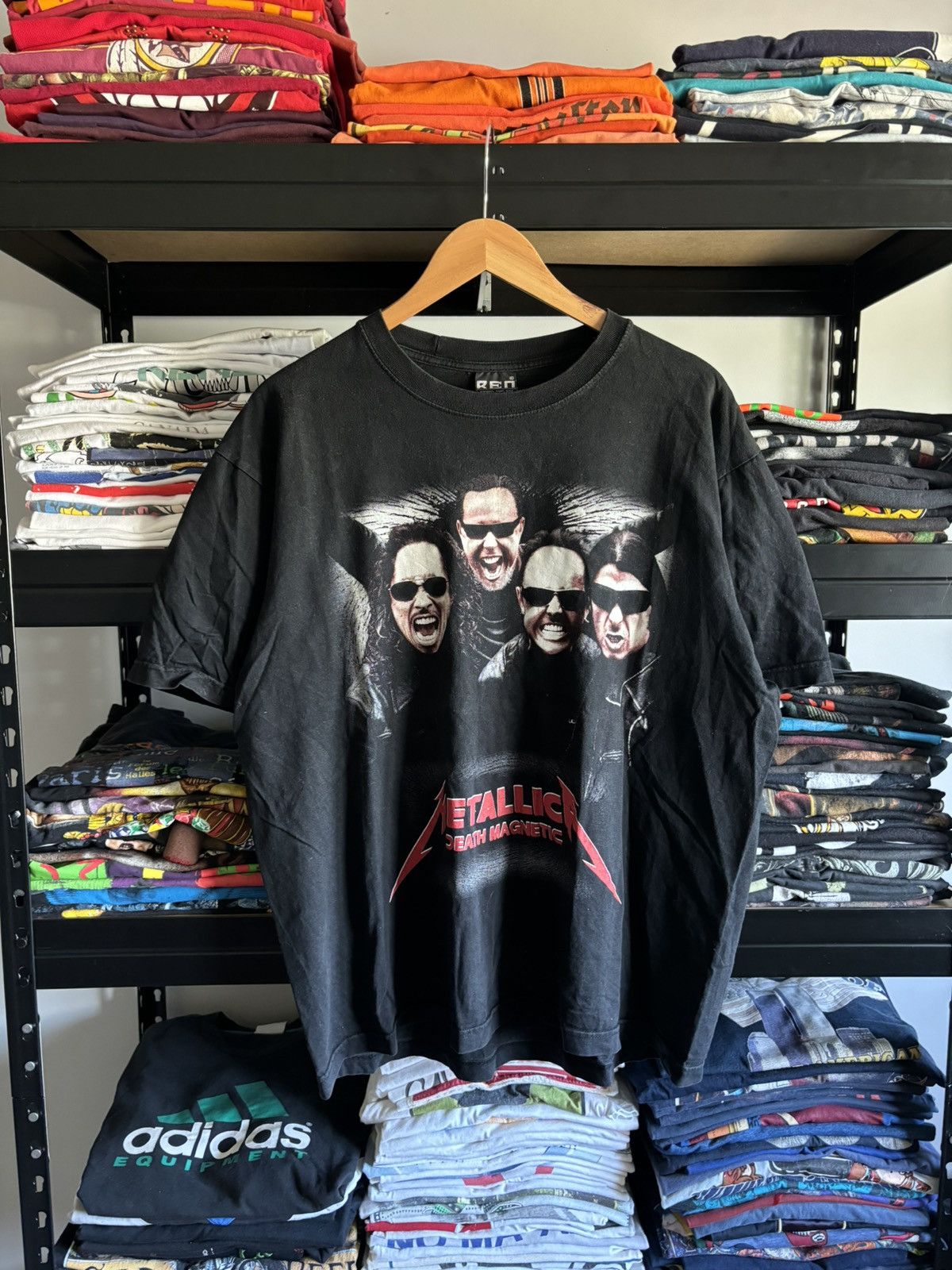 Band Tees × Metallica × Vintage Vintage Metallica Death Metal Band Tee Size US XL / EU 56 / 4 - 1 Thumbnail
