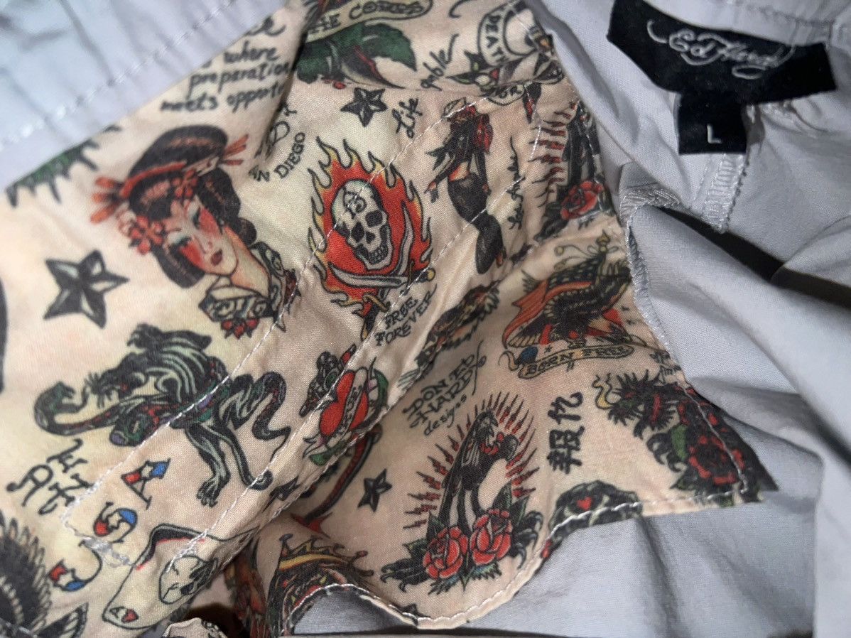 Ed Hardy Authentic Ed Hardy Lightweight Butterfly Cargo Pants L Size 36" / US 14 / IT 50 - 4 Thumbnail