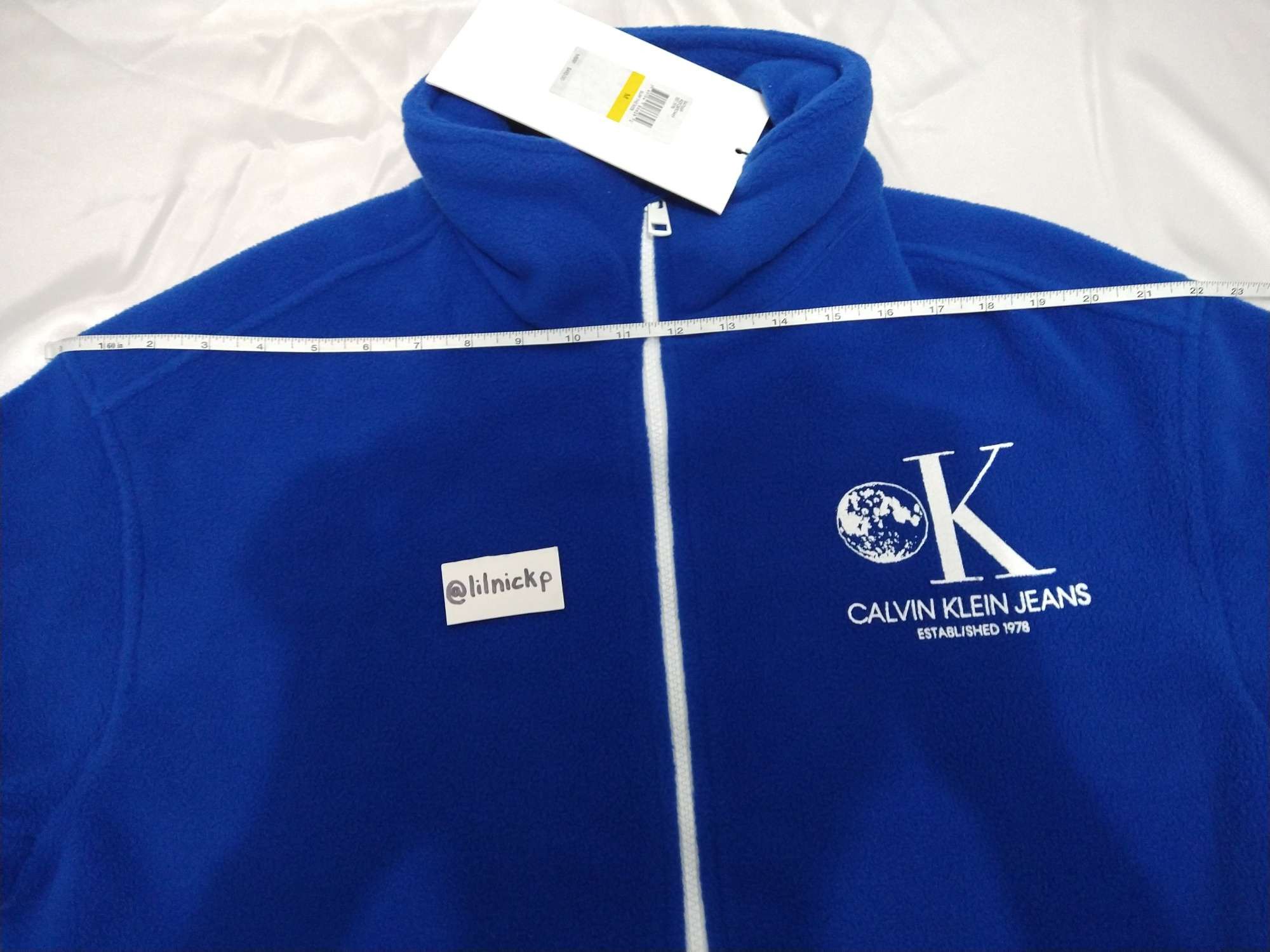 Calvin Klein 205W39NYC EST. 1978 Lunar Ascent OK Logo Fleece Jacket Size US M / EU 48-50 / 2 - 6 Thumbnail