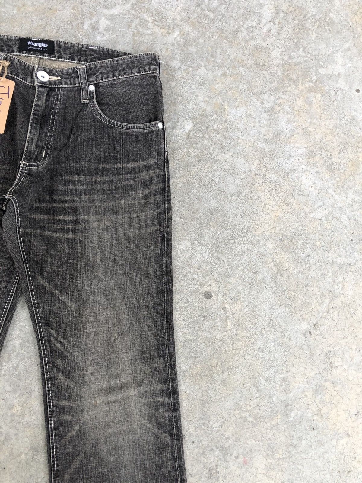 If Six Was Nine Y2k Wrangler Flared Jeans Distressed Jeans Size US 32 / EU 48 - 5 Thumbnail