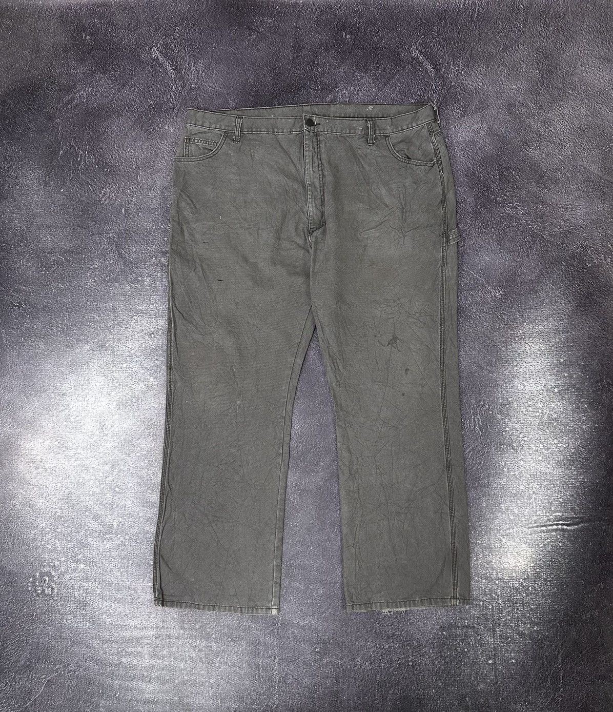 Dickies Vintage Dickies Cargo Carpenter Opium Distressed Work Pants Size US 42 / EU 58 - 2 Thumbnail