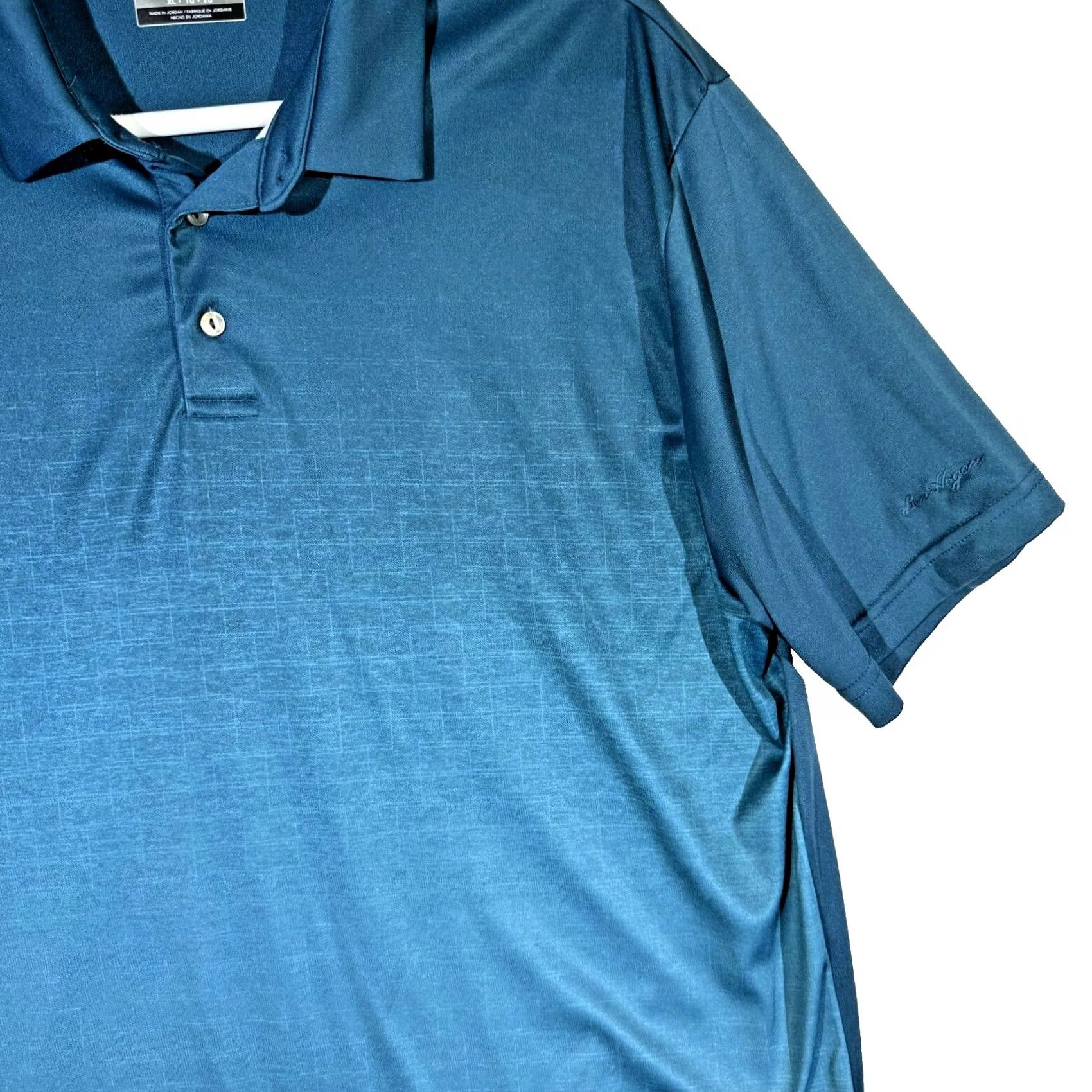 Hogan Ben Hogan Shirt Polo XL Navy Blue Performance Golf Collared 100% Polyester Men’s Size US XL / EU 56 / 4 - 6 Thumbnail