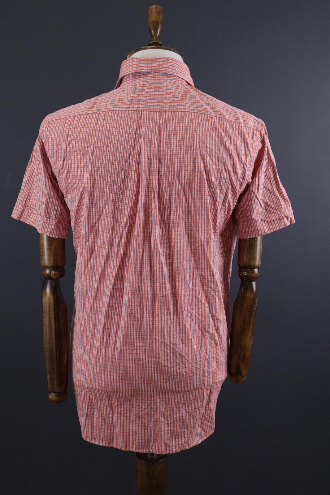 Designer Hackett London Red Oxford Classic Shirt Size M Size US M / EU 48-50 / 2 - 7 Thumbnail
