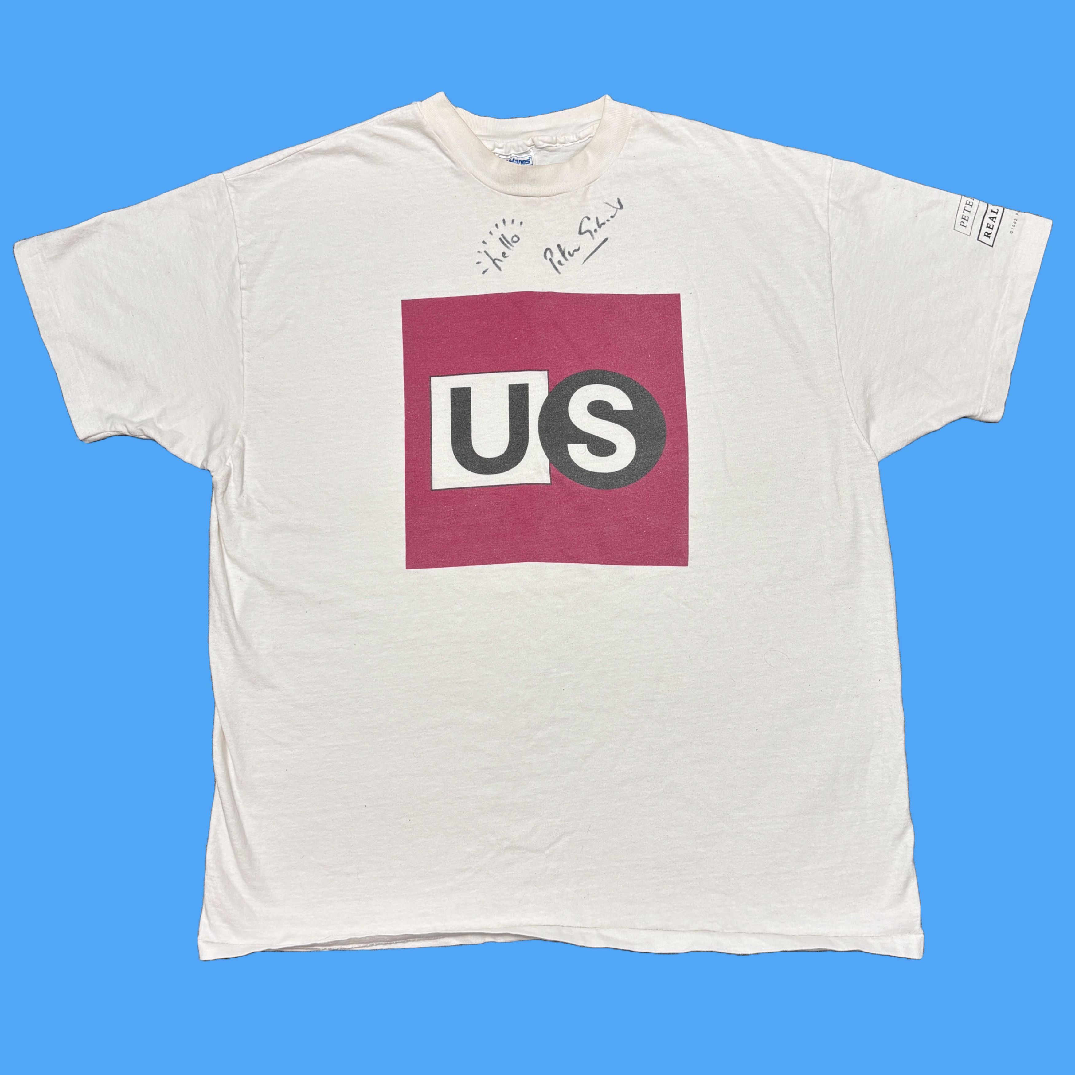 Band Tees × Vintage Vintage Peter Gabriel Shirt Single Stitch Vintage Band Tees Size US XL / EU 56 / 4 - 1 Thumbnail