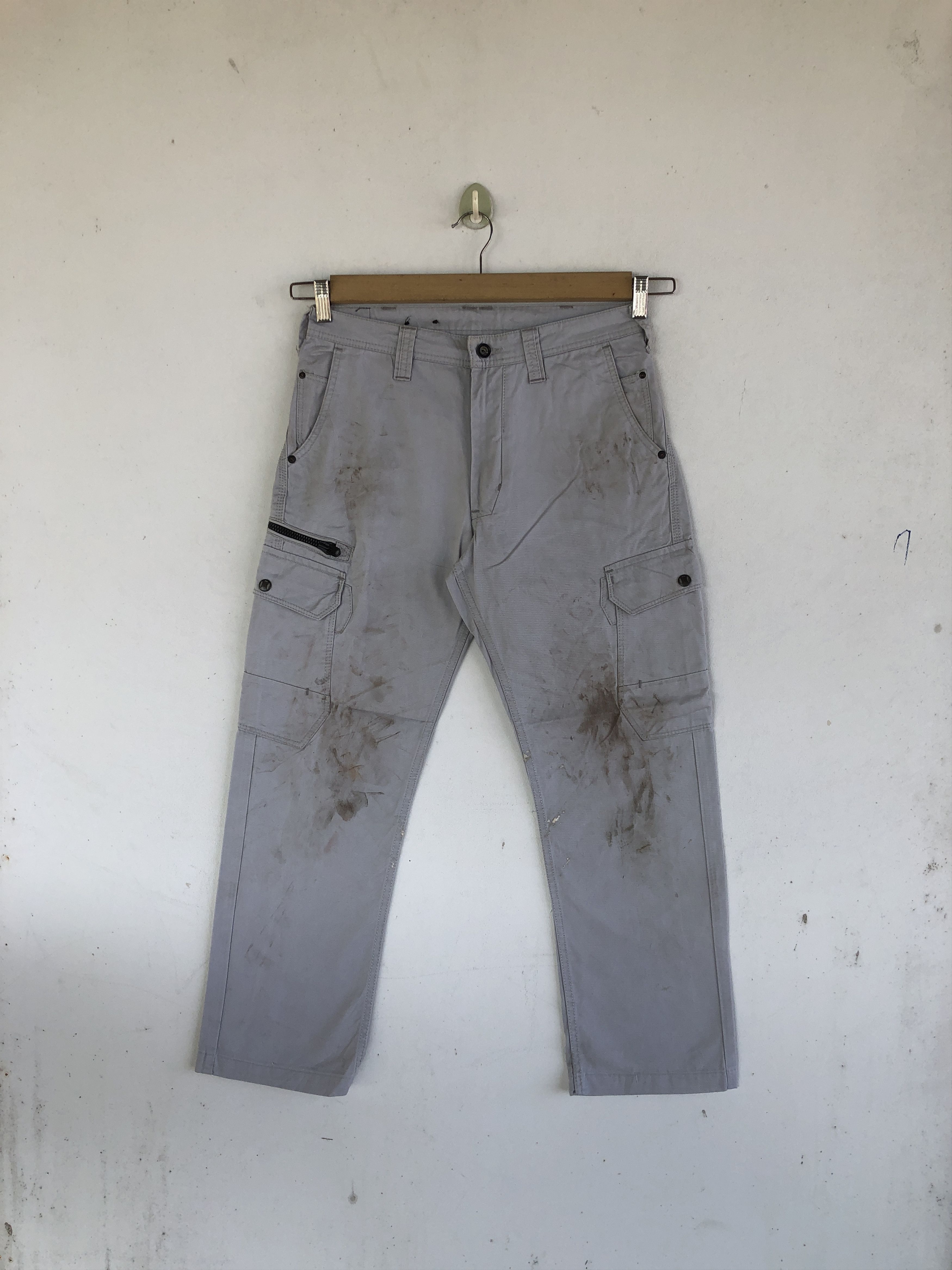 Japanese Brand Vintage Japanese Cargo Pants Multi Pocket Fatigue Trousers Size US 30 / EU 46 - 2 Thumbnail
