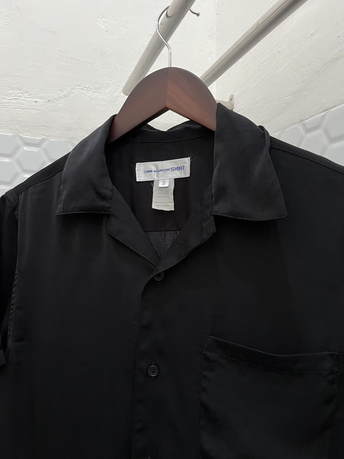 Comme des Garcons × Comme des Garcons SHIRT Comme Des Garcons Open Collar Button Up Shirt Size US S / EU 44-46 / 1 - 4 Thumbnail