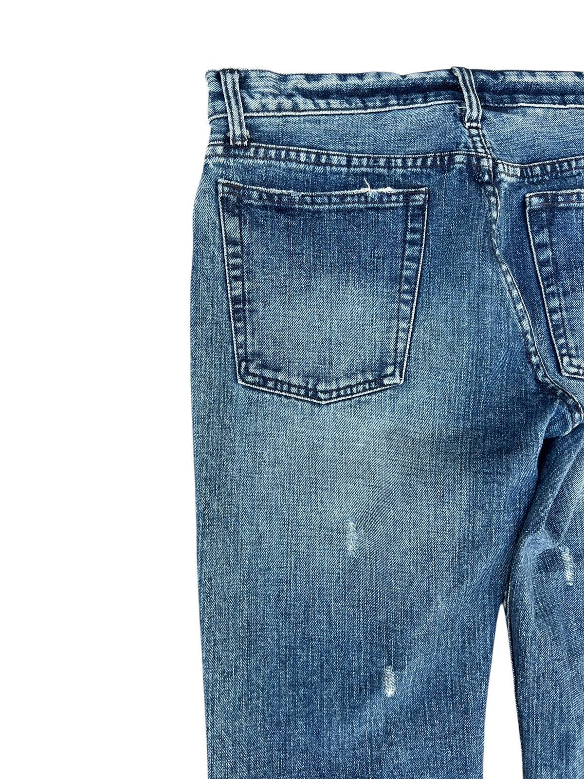 Vintage ABX. Japan Ripped Distressed Denim Studded Bootcut Jeans Size US 30 / EU 46 - 14 Thumbnail
