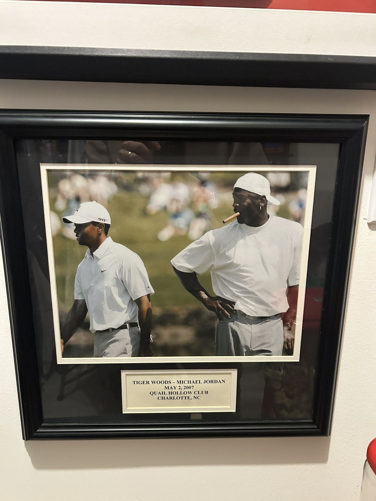 Jordan Brand × Tiger Woods Michael Jordan and Tiger Woods framed picture Size ONE SIZE - 1 Thumbnail