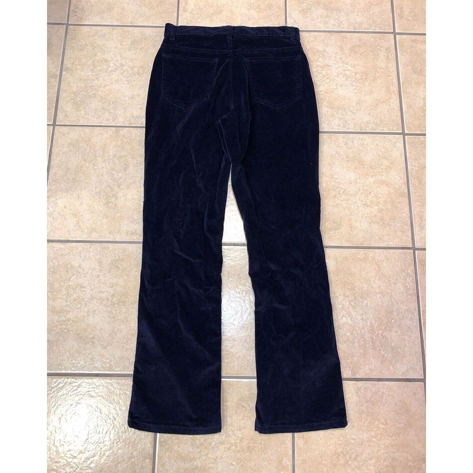 Vintage VINTAGE Generra Clothing Company Navy Corduroy Straight Pants 29x30 Womens 9 XS? Size 30" / US 8 / IT 44 - 6 Thumbnail
