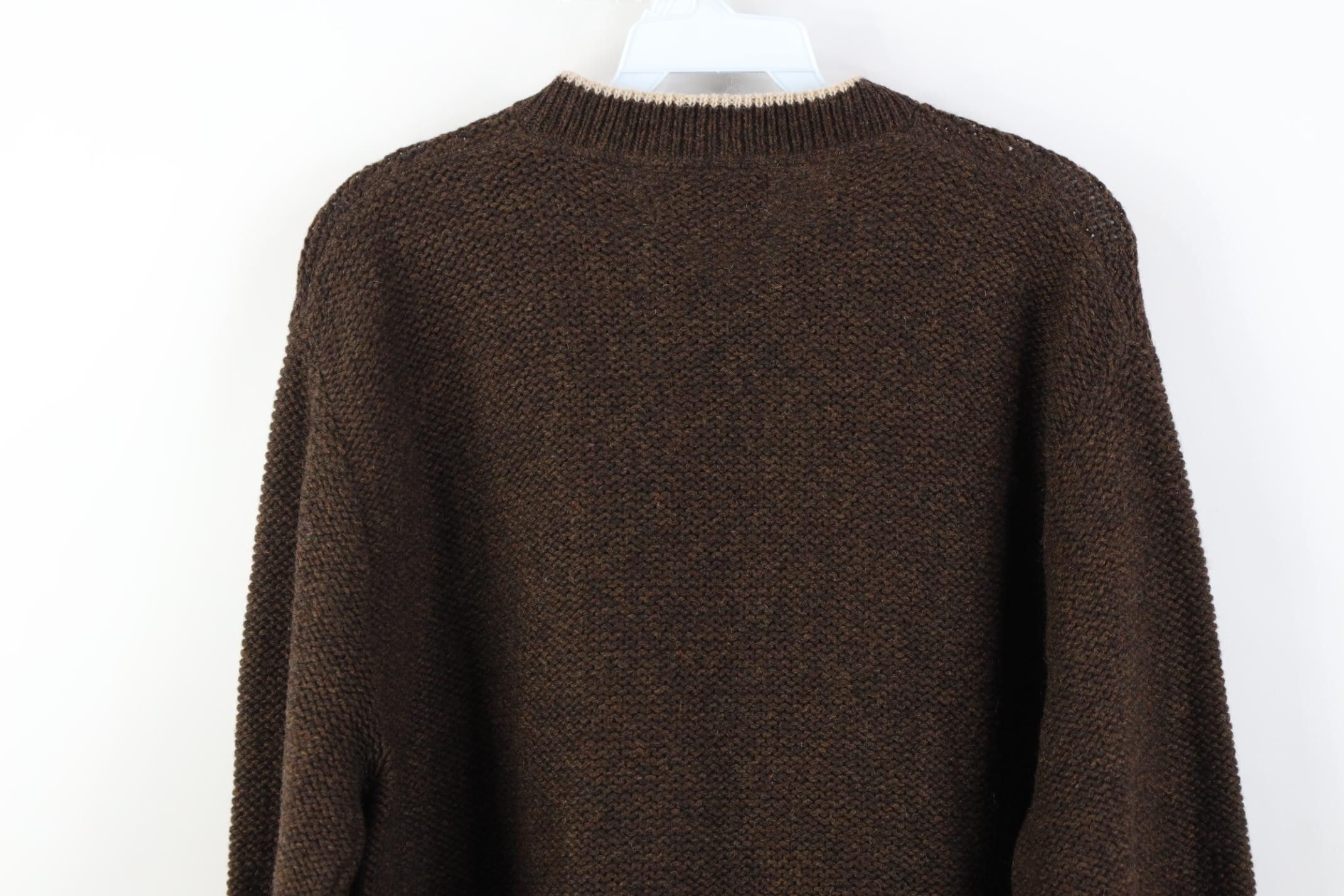 Vintage Vintage 50s 60s Streetwear Wool Zip Cardigan Sweater USA Size US XXL / EU 58 / 5 - 9 Thumbnail