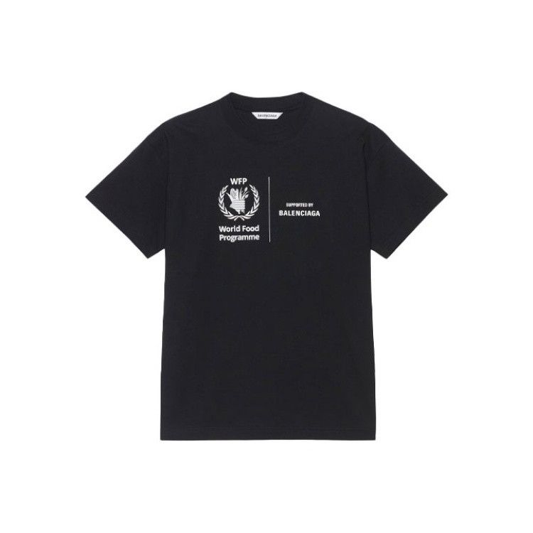 Balenciaga Balenciaga x WFP Logo T-Shirt Size M Size US M / EU 48-50 / 2 - 1 Thumbnail
