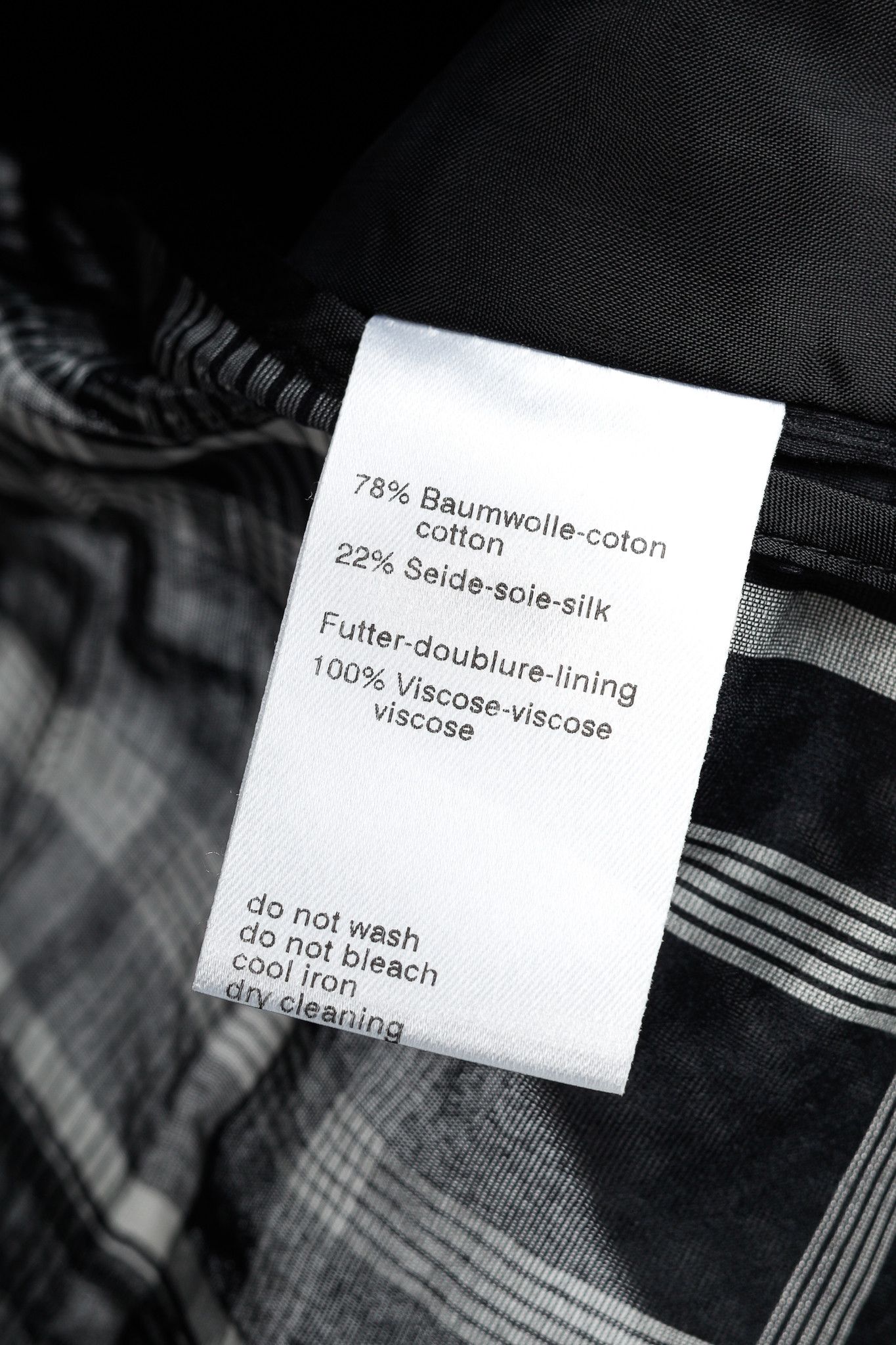 Akris Akris Punto Black & White Cotton Plaid Pintuck Blazer Size L / US 10 / IT 46 - 9 Thumbnail