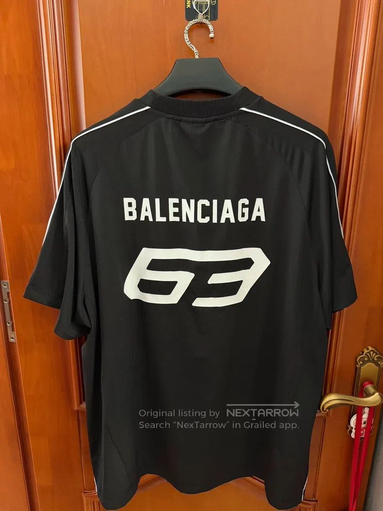 Balenciaga Balenciaga Collaboration Jersey Short Sleeve Size US L / EU 52-54 / 3 - 2 Thumbnail