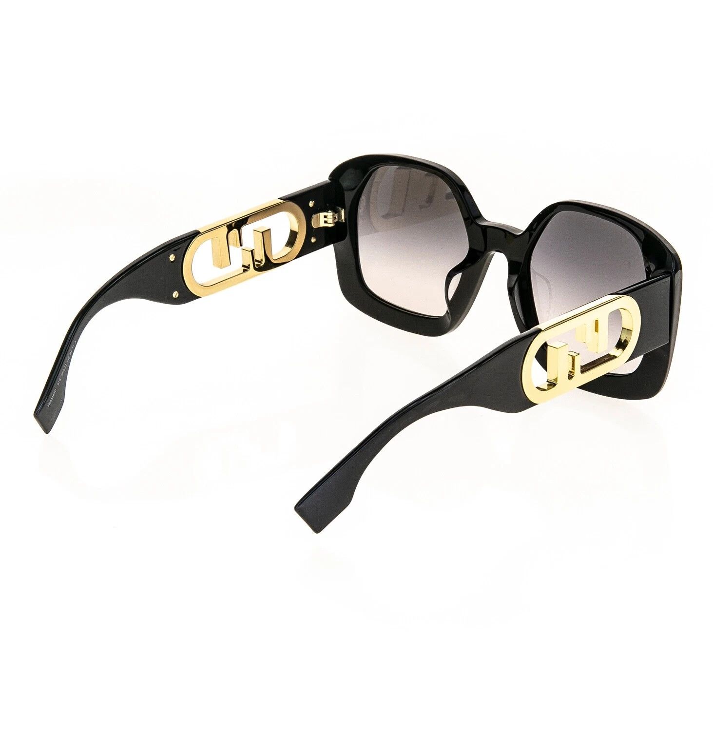 Fendi FENDI O'LOCK 40048 Black Fashion FF Sunglasses FE40048U Size ONE SIZE - 2 Thumbnail