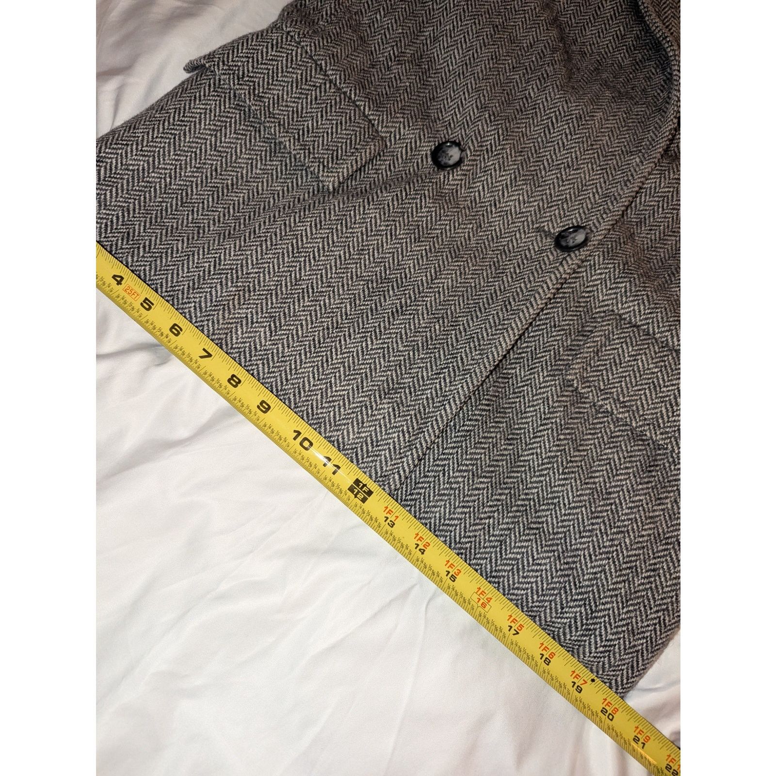 Luisa Cerano Vintage Luisa Spagnoli Herringbone Jacket Large Italy Size L / US 10 / IT 46 - 6 Thumbnail