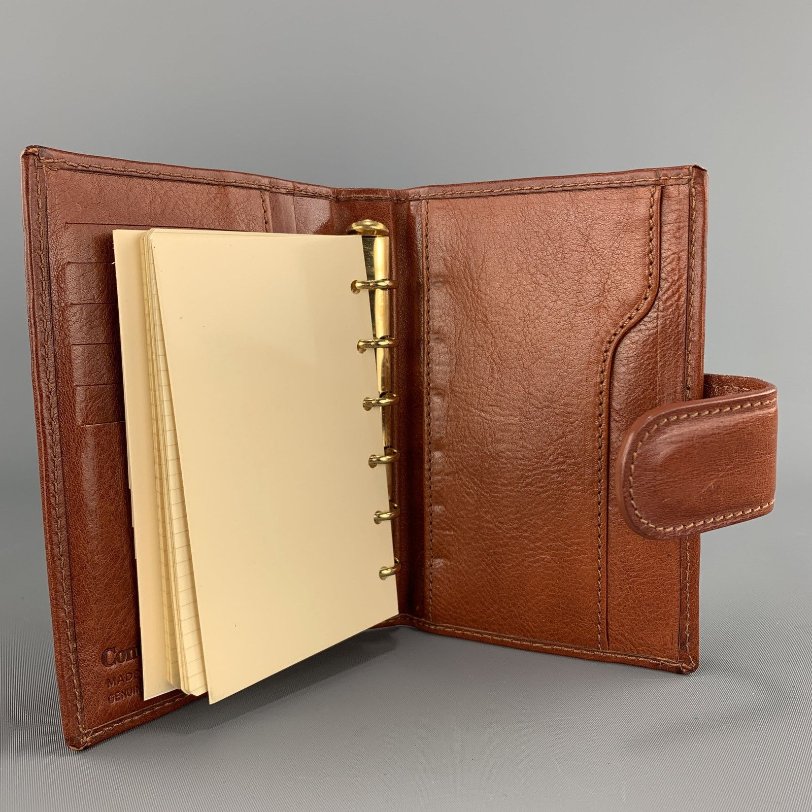 Other CONTE MAX Tan Leather Phone Contacts Book Size ONE SIZE - 7 Thumbnail