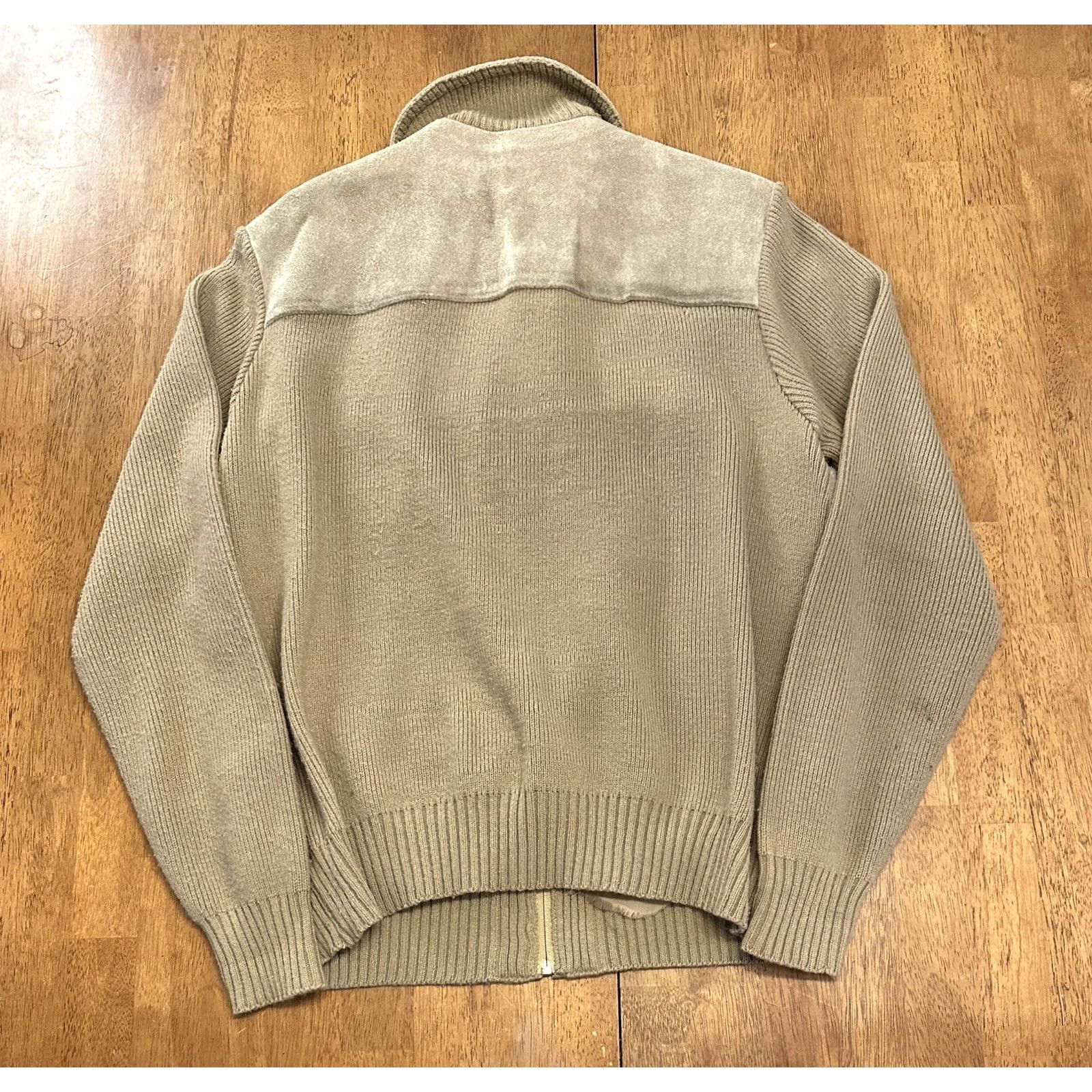 Vintage VINTAGE Colin St. Marx Jacket Leather Beige XL Women's 80s Suede Motorcycle Size XL / US 12-14 / IT 48-50 - 4 Thumbnail