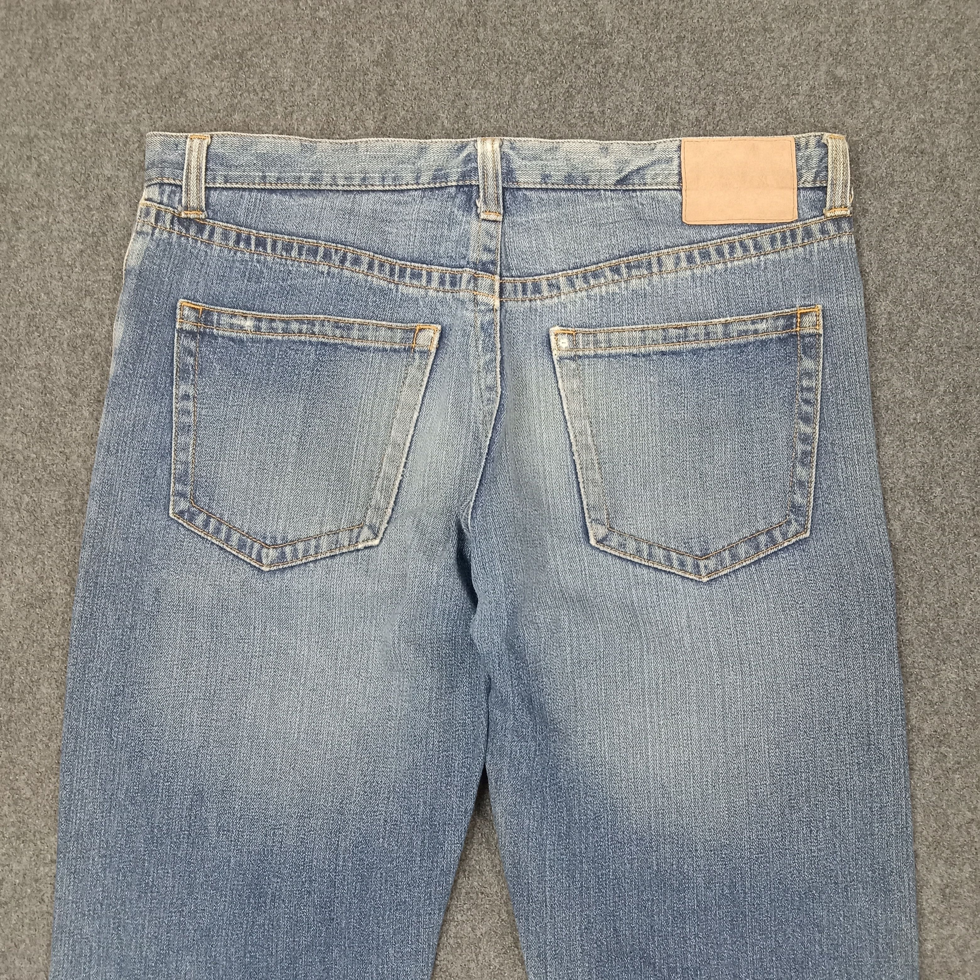 Japanese Brand Embroidery Art Japan skulls Baggy Denim Jeans C252N24 Size US 36 / EU 52 - 7 Thumbnail