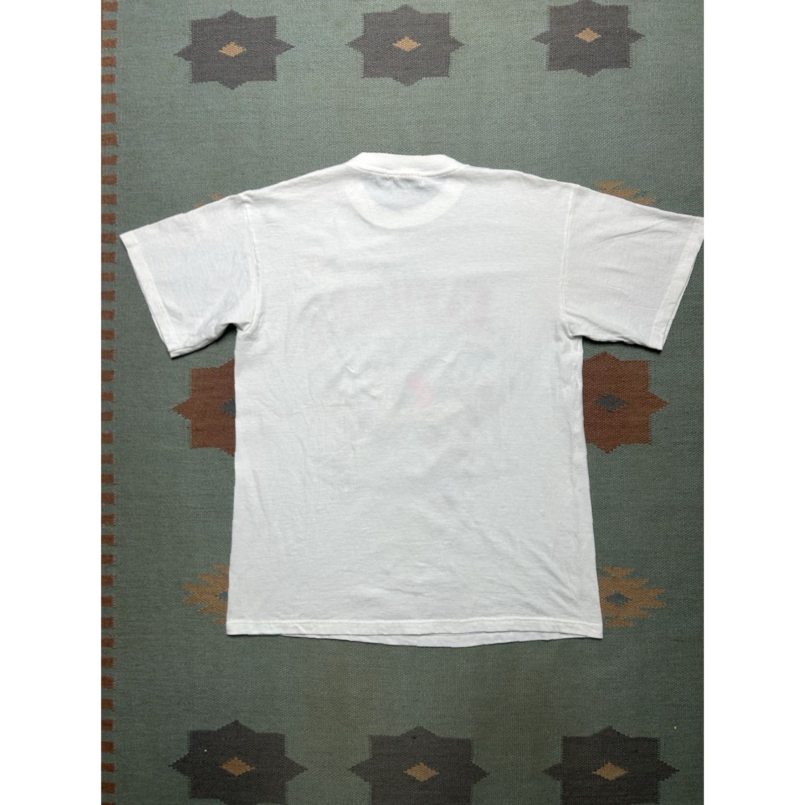 Vintage VINTAGE 90s Looney Tunes Taz T-Shirt Mens Large White Funny Graphic Cartoon Father’s Day Shirt Size US L / EU 52-54 / 3 - 6 Thumbnail