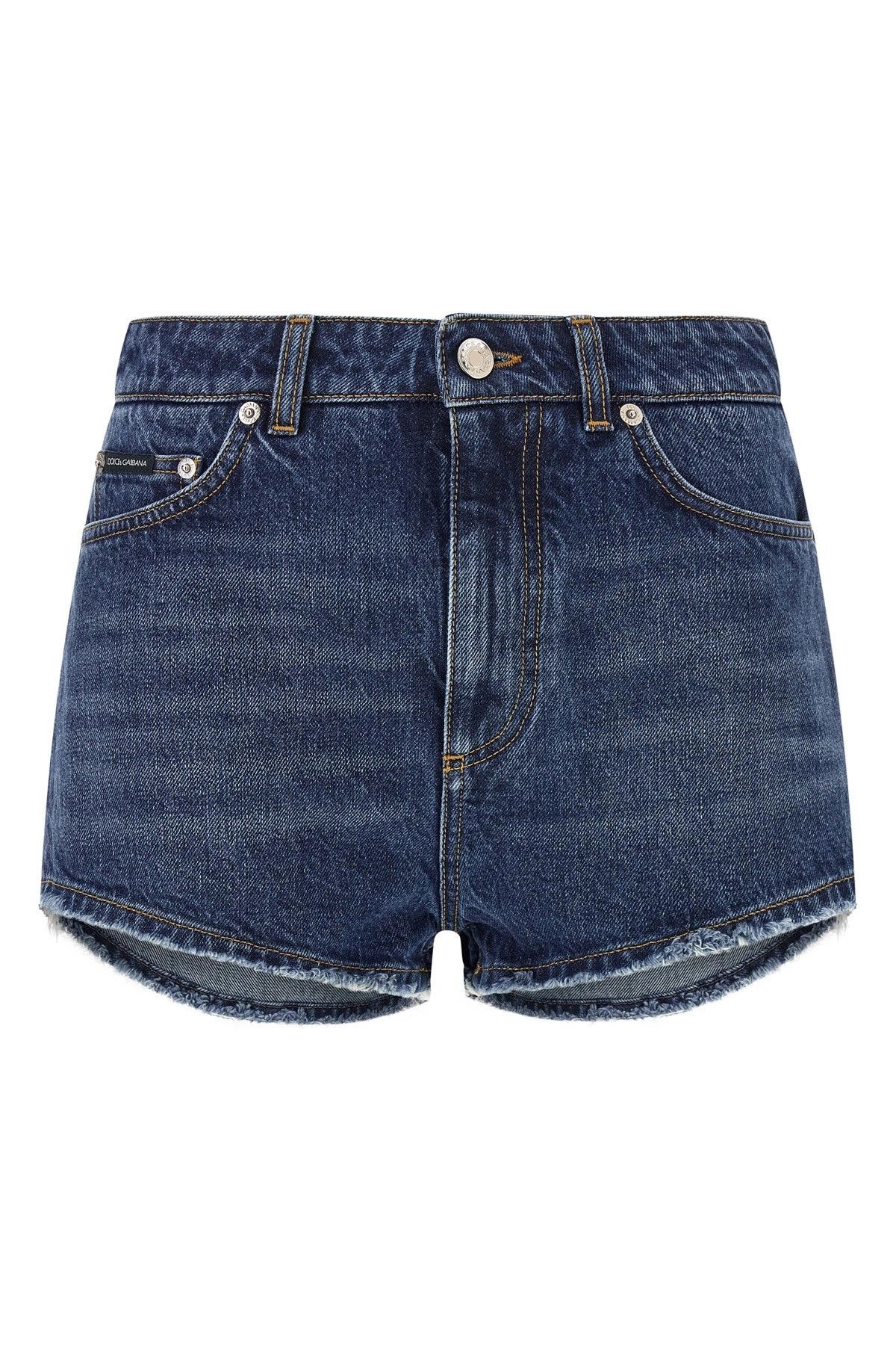 Dolce & Gabbana Logo plate shorts Size 28" / US 6 / IT 42 - 1 Thumbnail