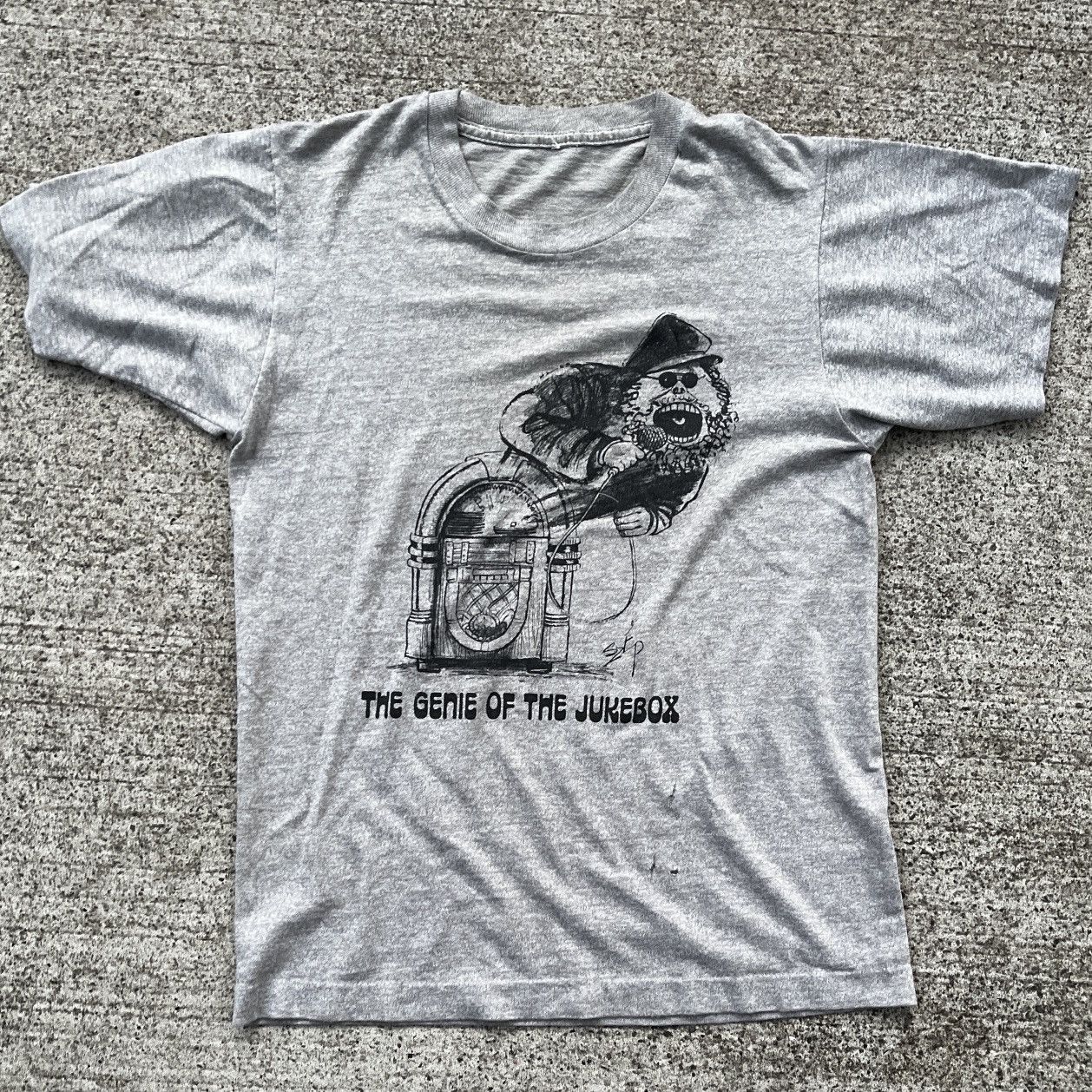 Vintage Vintage The Genie Of The Jukebox T-Shirt 80’s M Size US M / EU 48-50 / 2 - 1 Thumbnail