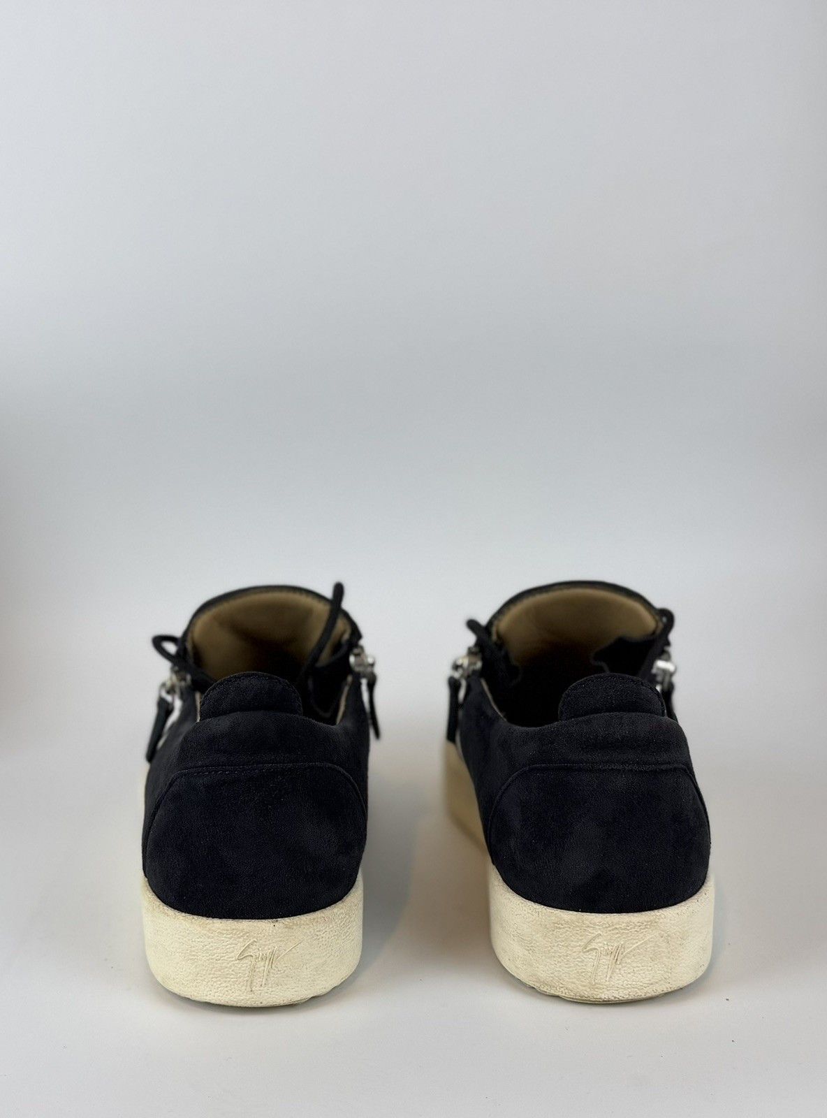 Giuseppe Zanotti Giuseppe Zanotti Men’s Low-Top Sneakers - blue Suede Size US 10 / EU 43 - 9 Thumbnail