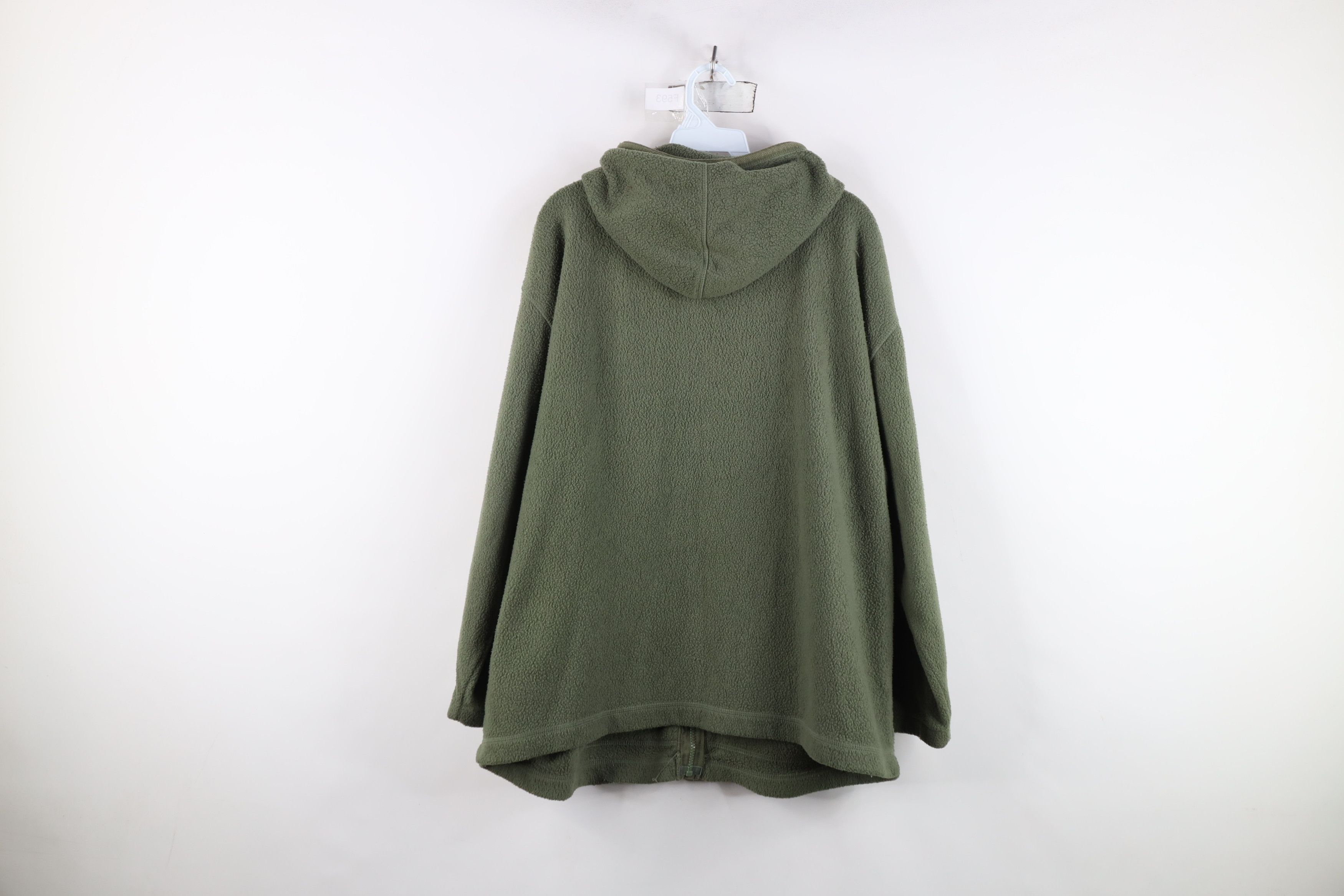 Vintage Vintage 90s Streetwear Blank Full Zip Fleece Hoodie Size L / US 10 / IT 46 - 11 Thumbnail