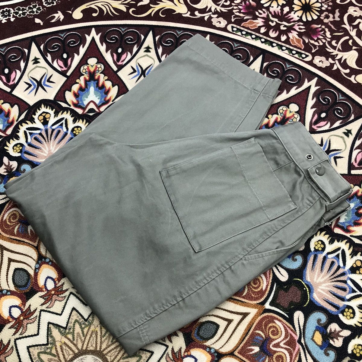 Christophe Lemaire × Japanese Brand × Uniqlo Uniqlo X Lemaire Pleated Baker Fatigue Pants Size 25" / US 0 / IT 36 - 18 Thumbnail