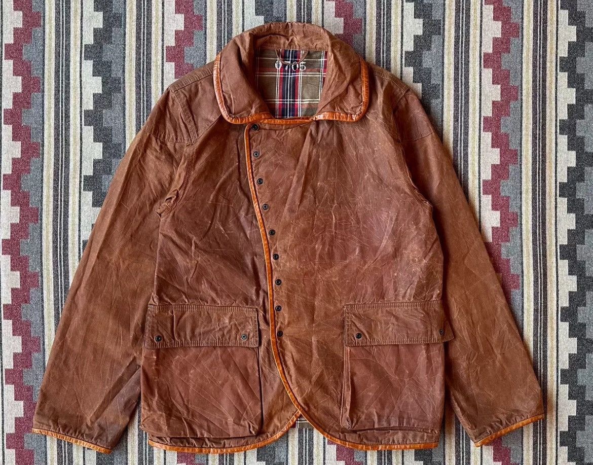 Kapital Kapital Vintage Wax Cloth Coat Jacket - DMC Size US M / EU 48-50 / 2 - 1 Thumbnail