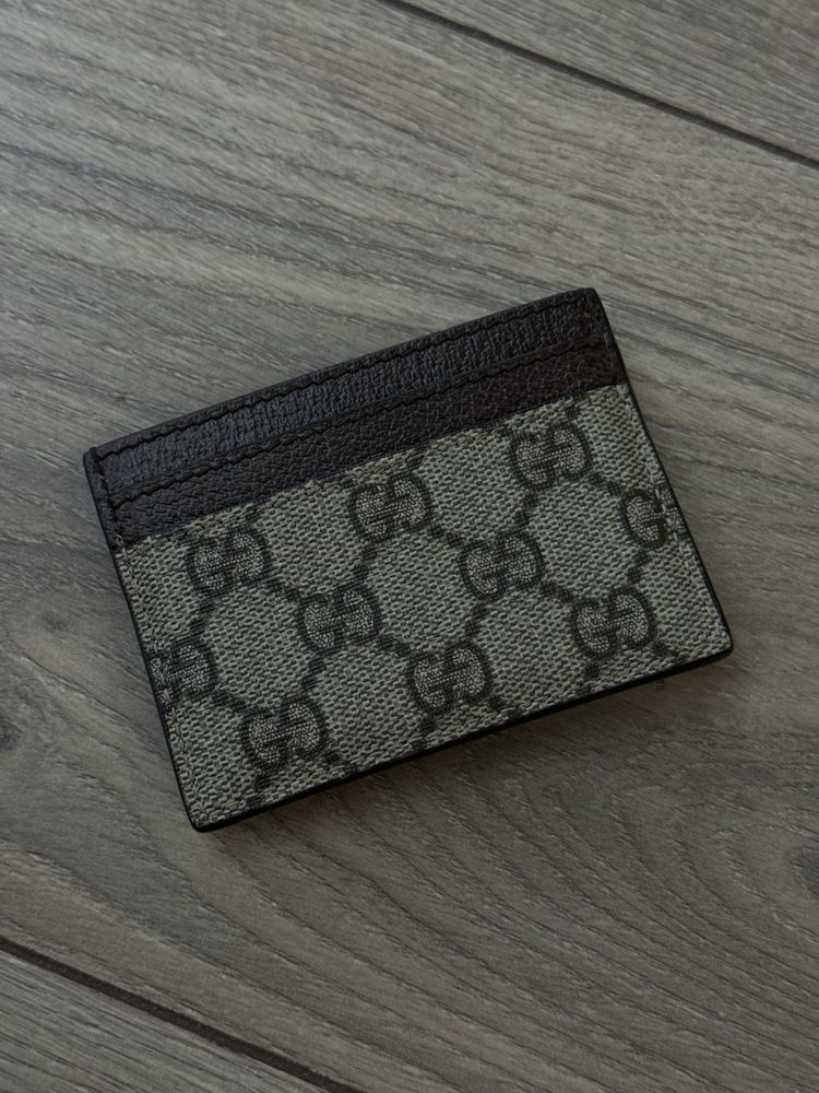 Gucci Gucci Canvas Monogram GG Cardholder Wallet Size ONE SIZE - 2 Thumbnail