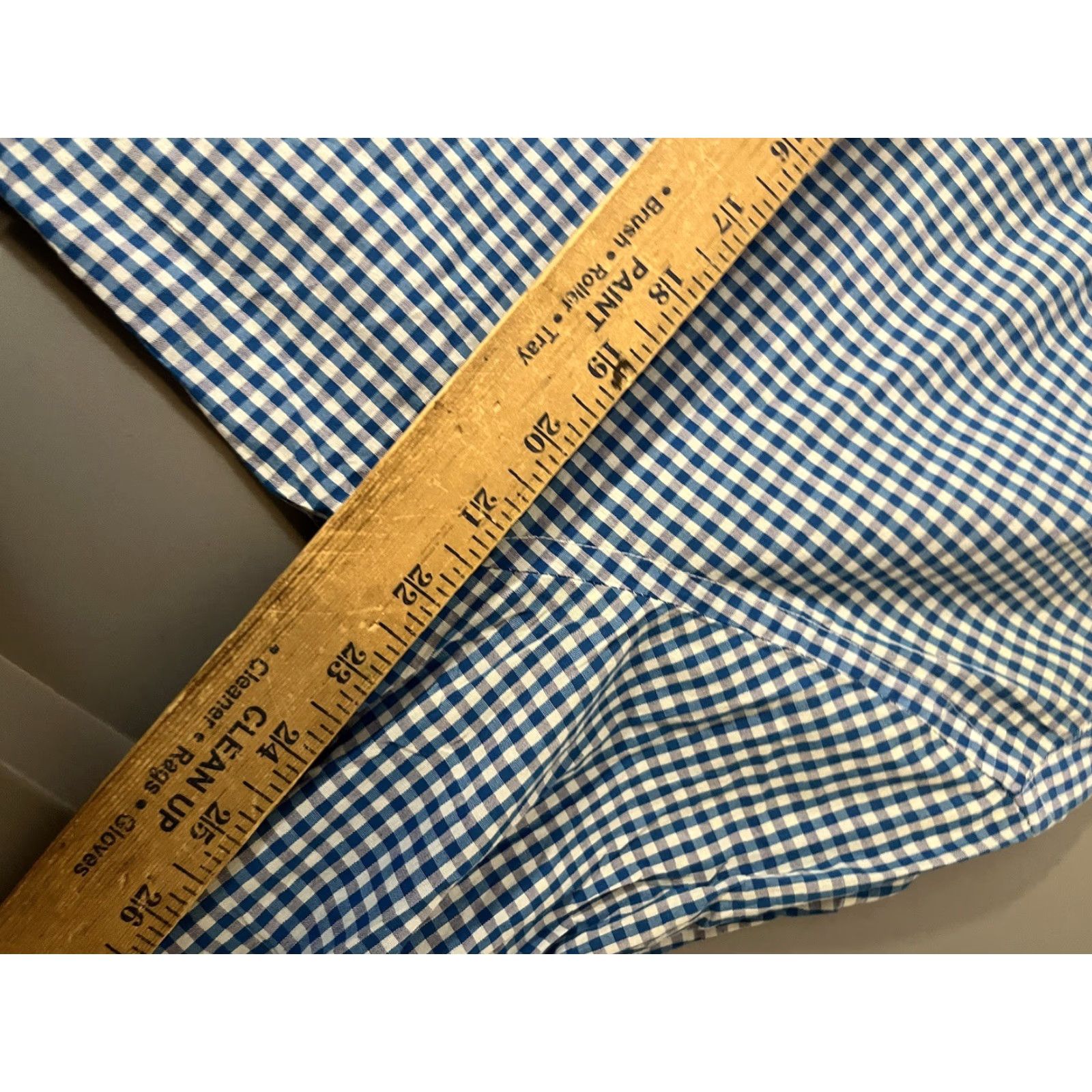 Nautica Nautica Button-Down Gingham Dress Shirt Blue Mens Size L Long Sleeve Classic Vintage No Size US L / EU 52-54 / 3 - 5 Thumbnail