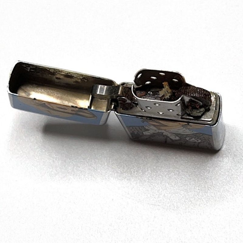 Zippo Vintage Zippo – Wyatt Earp – High Polish Chrome – 1997 XIII Size ONE SIZE - 4 Thumbnail