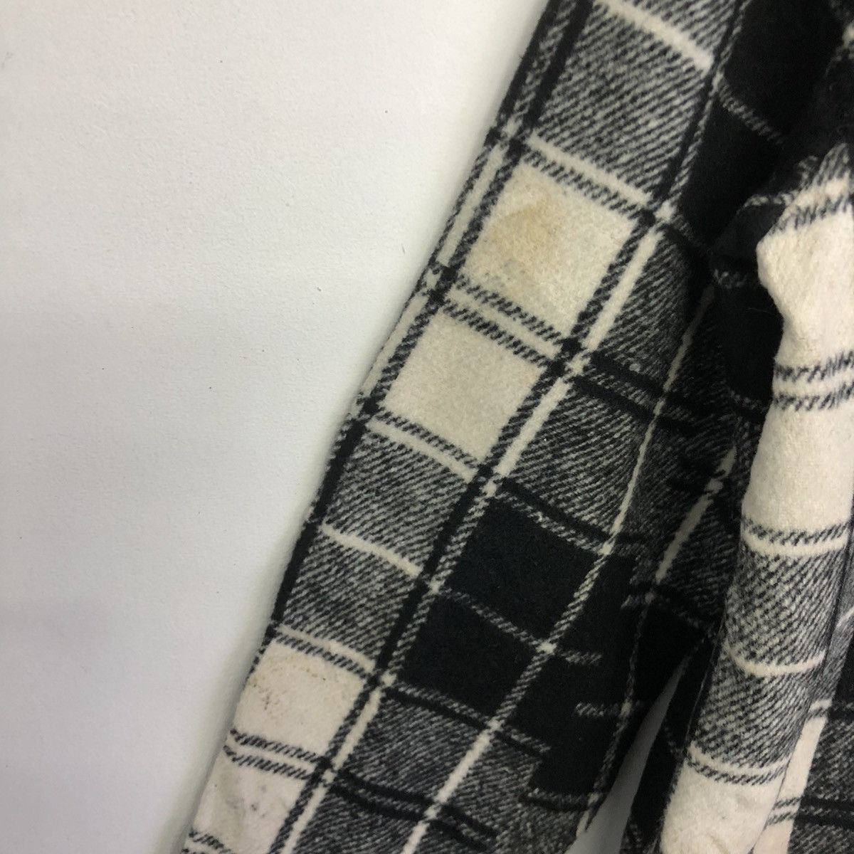Japanese Brand LOVETOXIC Black Tartan Long Trench Coat Jacket Size US M / EU 48-50 / 2 - 11 Thumbnail