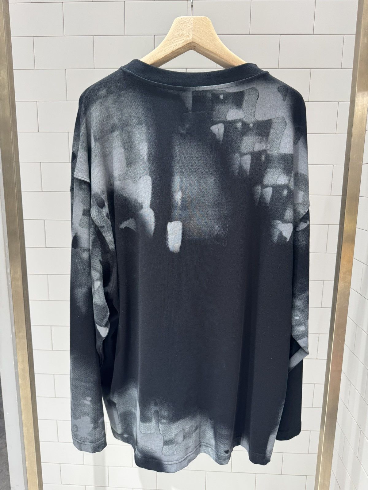 A-COLD-WALL* NWT Abstract Architectural Print Long Sleeve Tee - BLACK, M Size US M / EU 48-50 / 2 - 3 Thumbnail