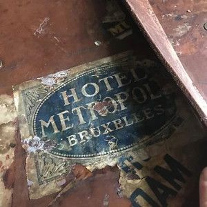 Handmade ANTIQUE 1920s LEATHER TRUNK SUITCASE BESPOKE R$8598 Size ONE SIZE - 8 Thumbnail