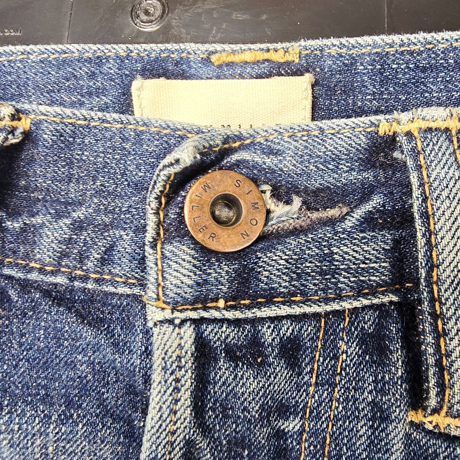 Simon Miller Simon Miller M001 Narrow Park USA Selvedge Jeans 29 x 30 Size US 29 - 4 Thumbnail