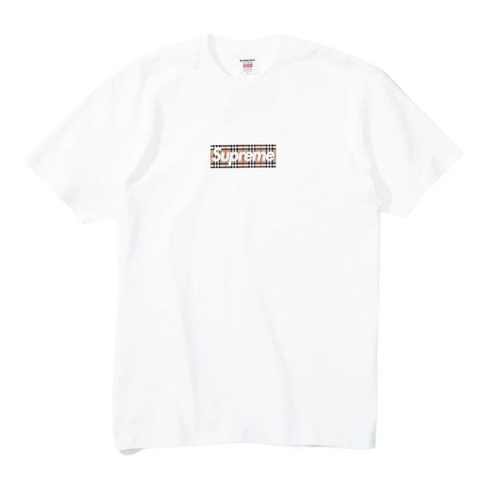 Supreme Supreme Burberry Box Logo Tee M | Grailed